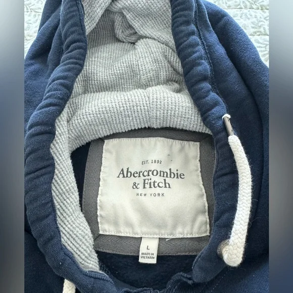 Abercrombie Navy Hoodie - Picture 4 of 6